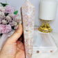 Pink Agate Large Druzy Wand 18cm