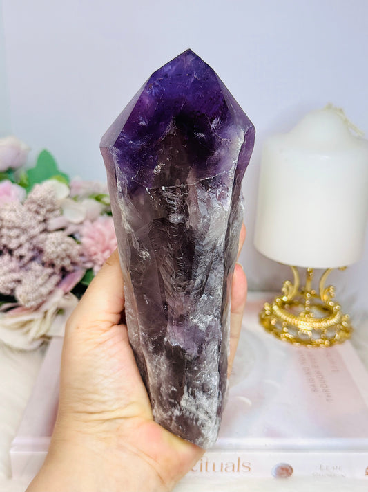Large Amethyst Dog Tooth Point 18cm 696g