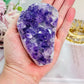 Supports Negativity & Stress ~ Gorgeous Chunky 10cm Amethyst Cluster From Brazil