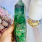 High Grade Incredible Stunning Rainbow Fluorite Tower Full of Clarity & Rainbows 15cm