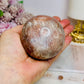 Shimmering Large Sunstone with Moonstone Sphere on Stand 433g