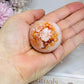 Carnelian Flower Sphere on Stand 106g