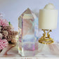 Chunky Angel Aura Glass Tower 15cm