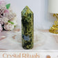 Moss Agate Tower 9cm