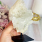 Master Healer ~ Gorgeous Chunky Large 15cm Clear Quartz Cluster | Specimen On Black Stand