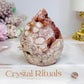 High Grade Druzy Flower Agate Freeform 8cm