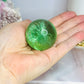 High Grade Green Fluorite Sphere Full of Rainbows On Stand 5cm