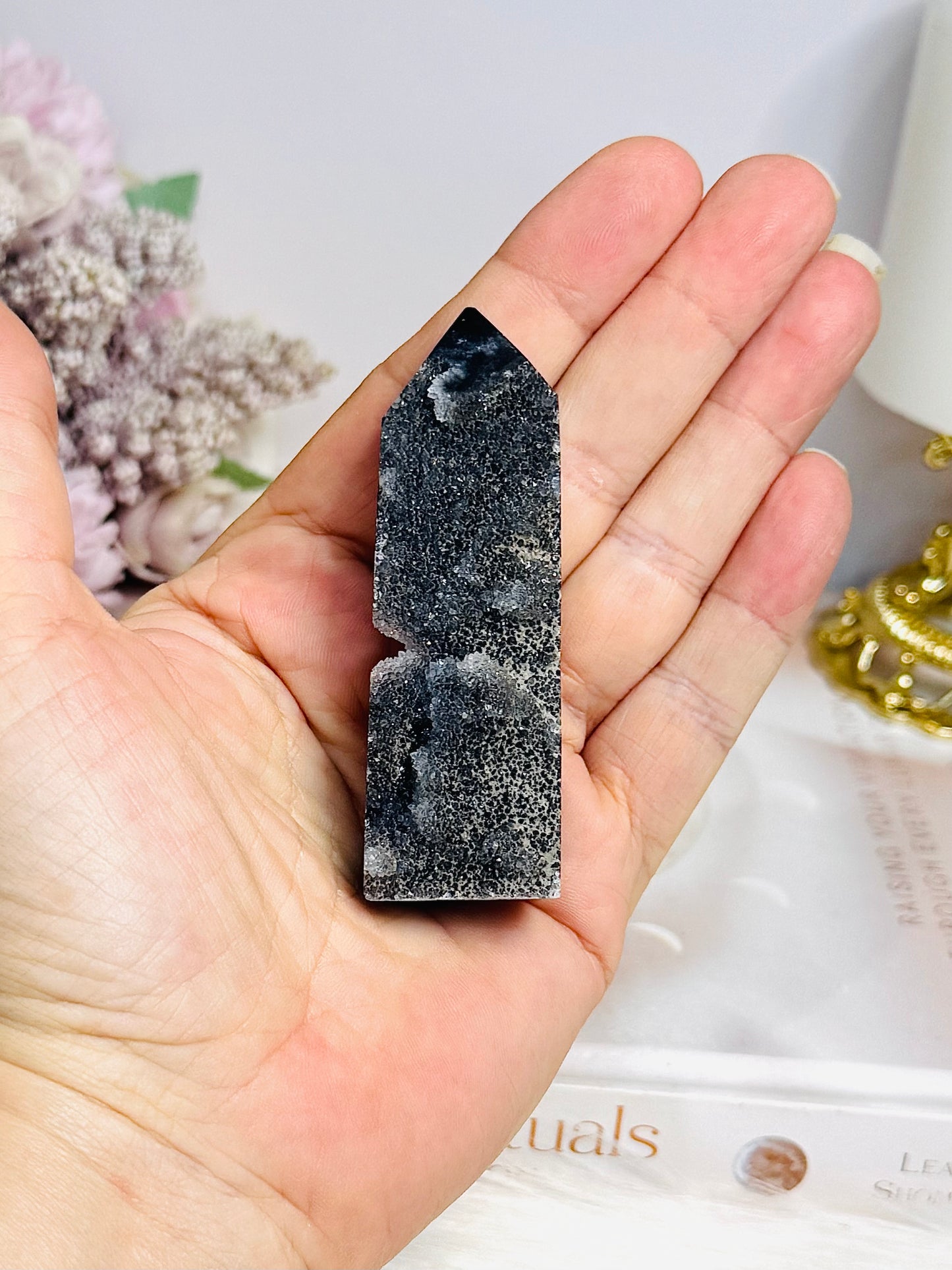 Black Sphalerite Tower 7.5cm