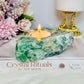 Chunky Green Fluorite Candle Holder 564g