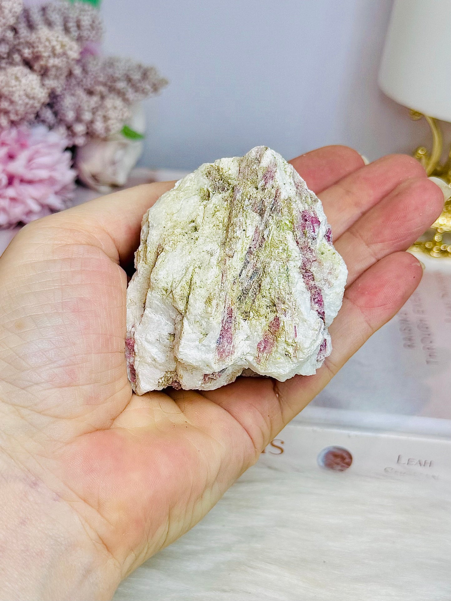 Pink Tourmaline Natural Specimen 144g