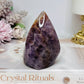 Chevron Amethysy Freeform 9cm 263g