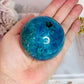 Absolutely Incredible High Grade Chrysocolla Sphere on Stand 329grams