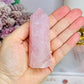 Chunky Rose Quartz Tower 9cm