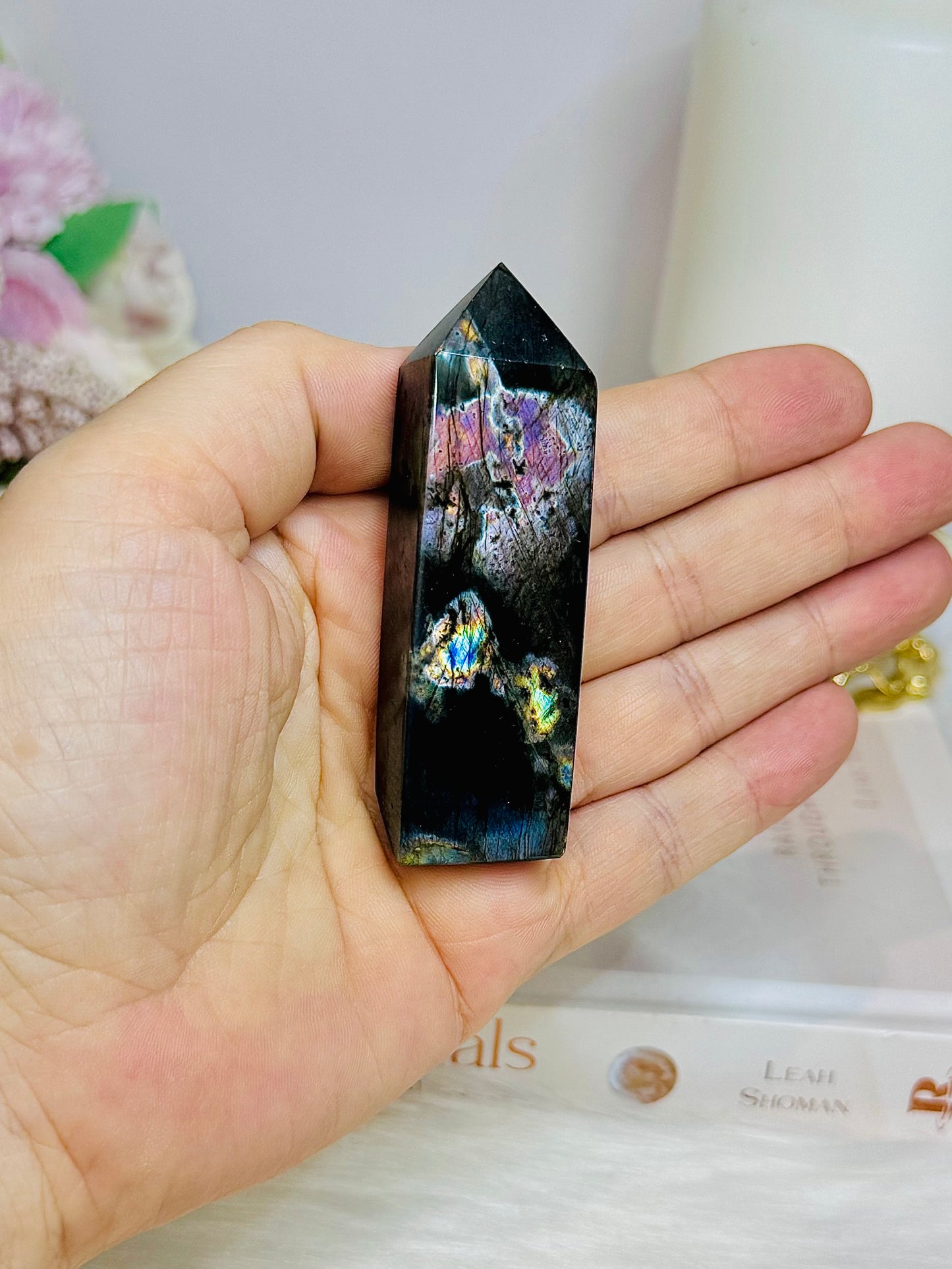 High Grade Labradorite Point | Tower 7.5cm