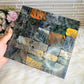 Large Heavy Labradorite Square Slab 22cm 1.57KG
