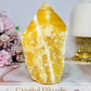 Large 608gram 12cm Orange Calcite Point