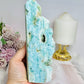 Large Blue Hemimorphite Druzy Tower 19cm