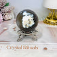 Orca Agate Sphere on Stand 244g
