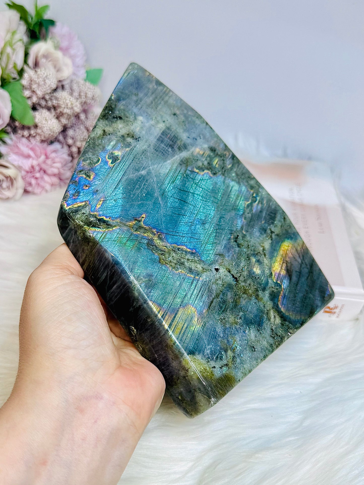 Large Labradorite Freeform Full of Flash 18cm 1.6KG