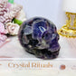 Chevron | Dream Amethyst Carved Skull 521g