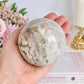 Large Natural Druzy Pink Amethyst Sphere On Stand 601grams