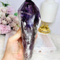 Large Natural Amethyst Dog Tooth Full of Rainbows In Top 18.5cm 652g
