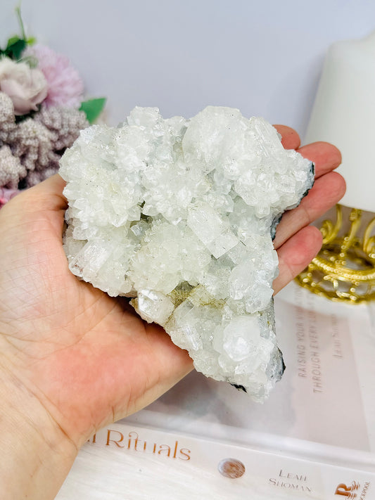 Natural Apophyllite Cluster 354g