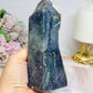 Large Grape Agate Tower 14cm 441g