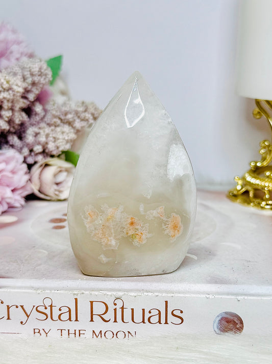 Flower Agate Flame 8.5cm