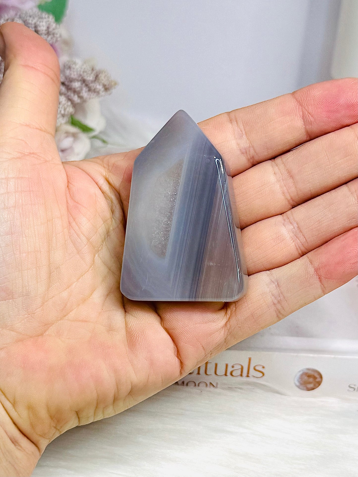 Druzy Agate Tower 6.5cm