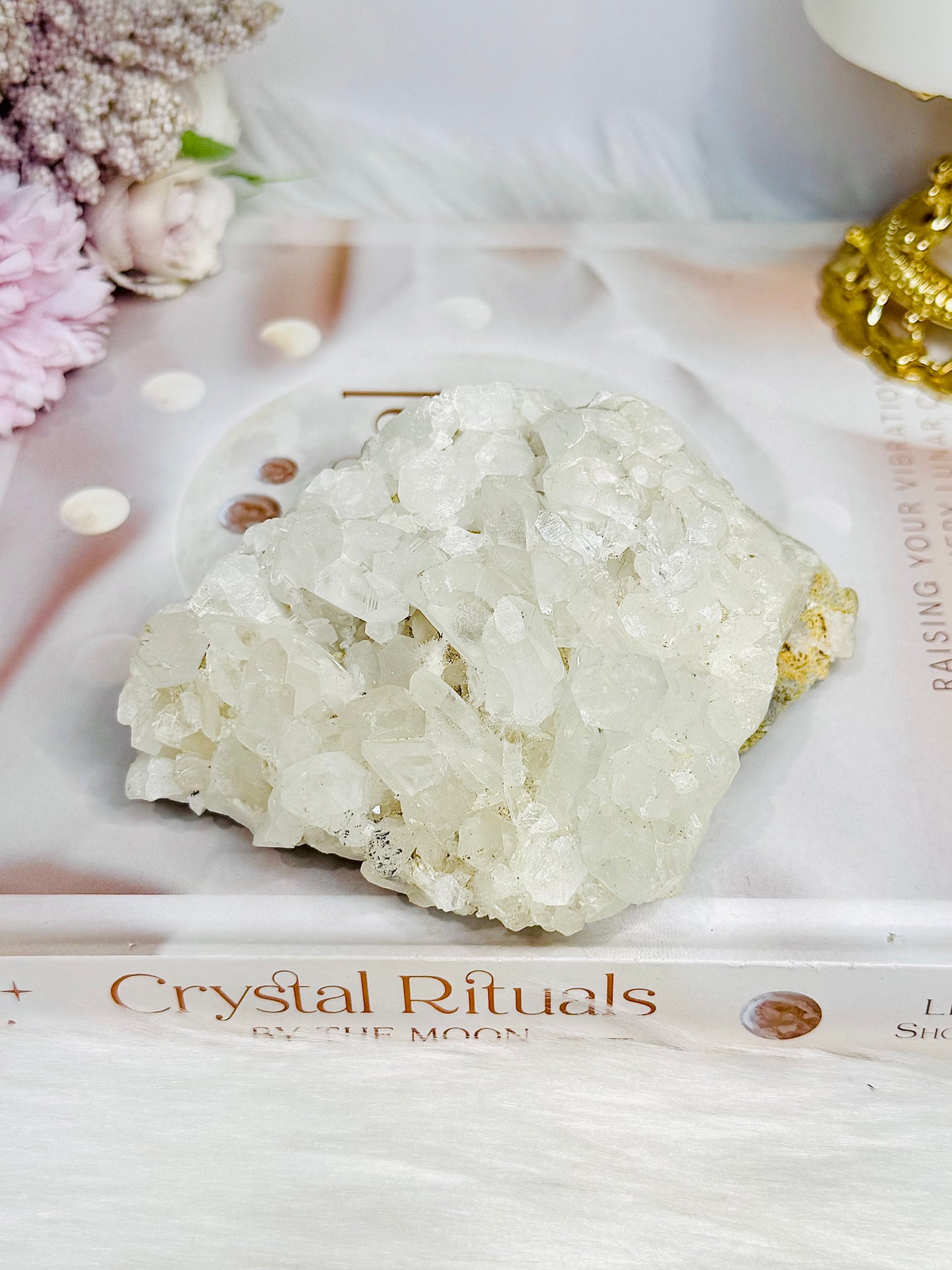 Large Clear Quartz Cluster Specimen 12cm 462g