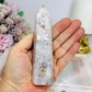 Druzy Flower Agate Tower 12.5cm