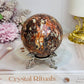 Large Money Agate Sphere on Stand 432g