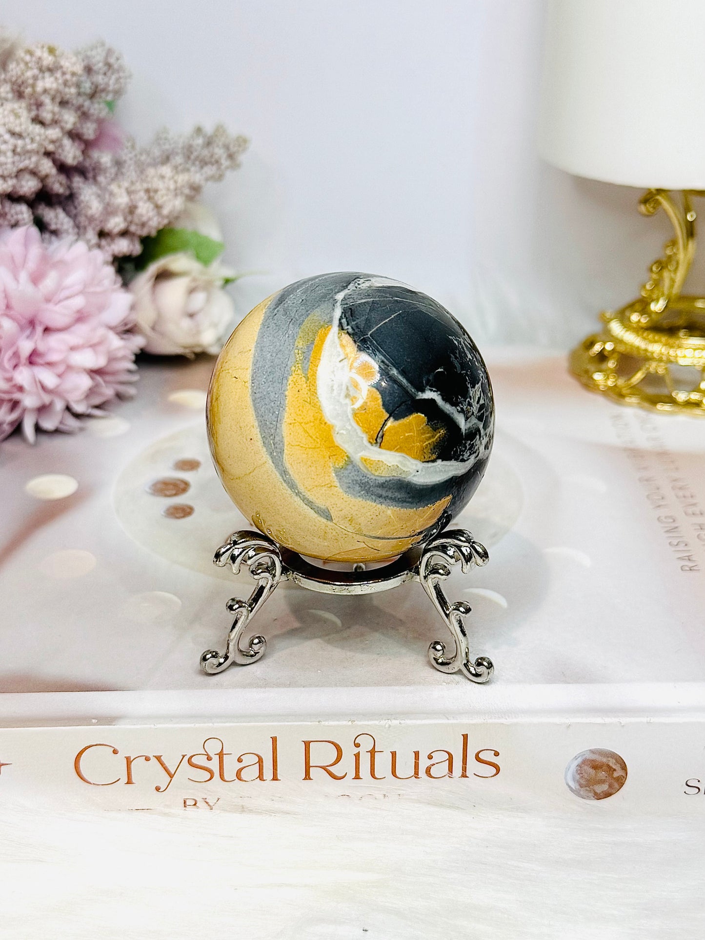 Maligano Jasper Sphere on Stand 227g