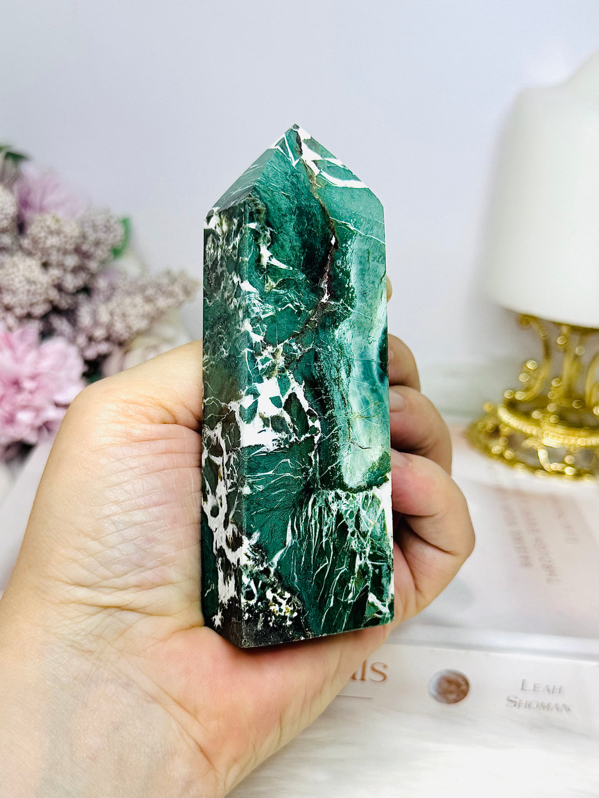 Chunky Unicorn Jasper Tower 11cm