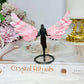 Pink Peruvian Rhodonite Angel Wings 9cm