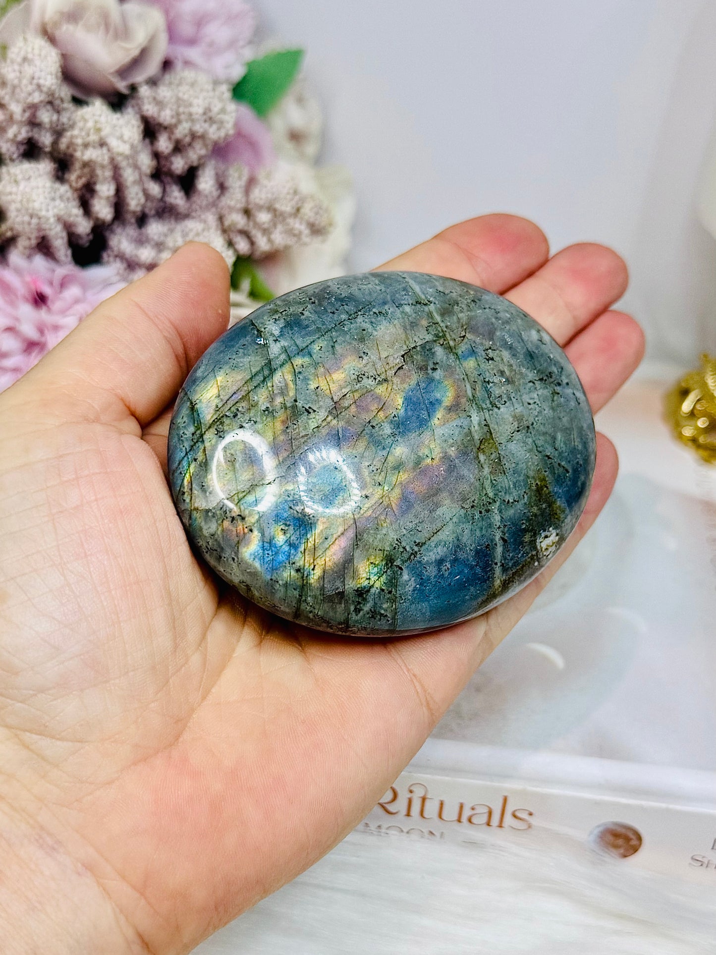Labradorite Freeform full of Flash 9cm