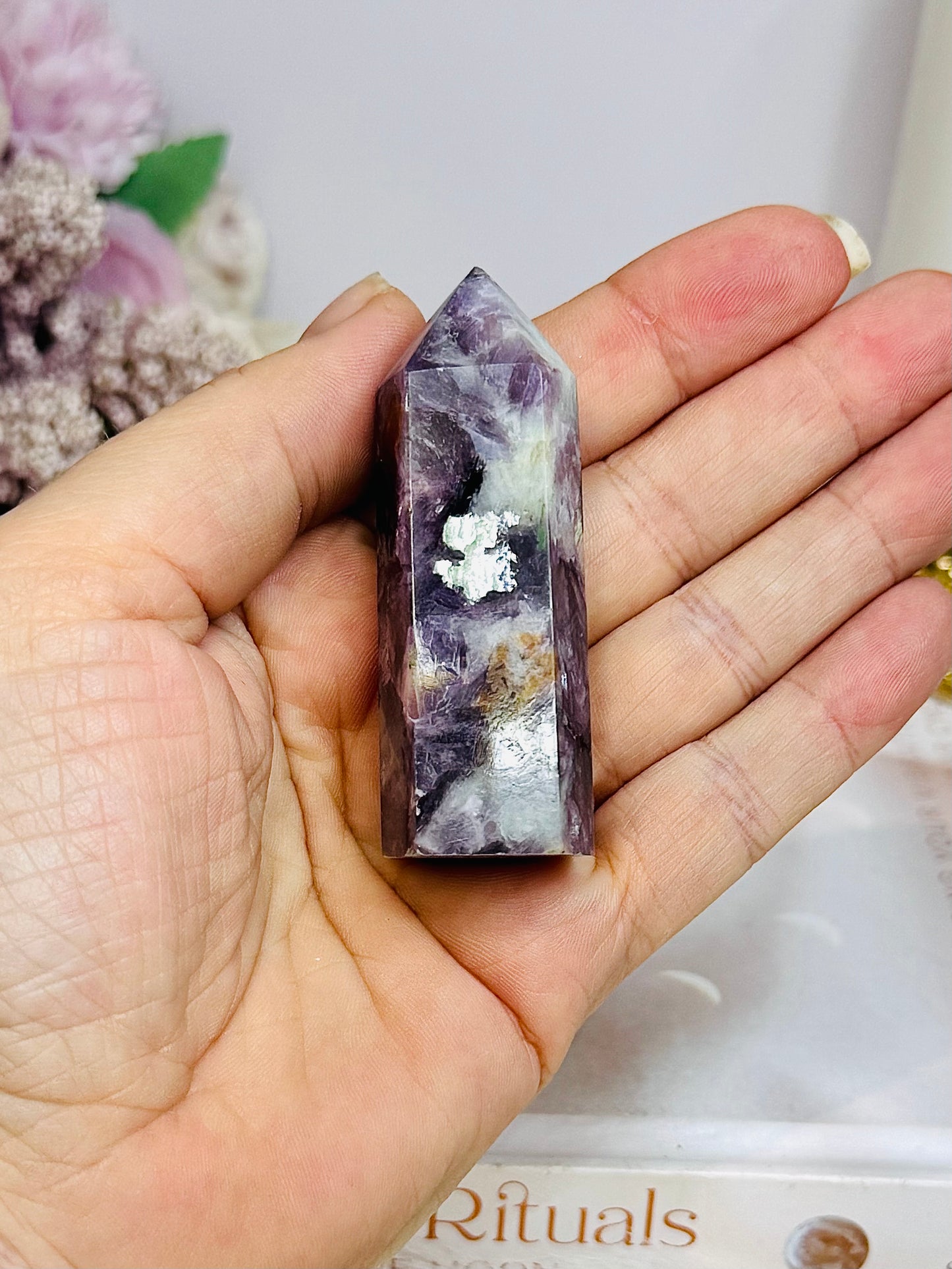 Purple Mica | Lepidolite Tower 6.5cm