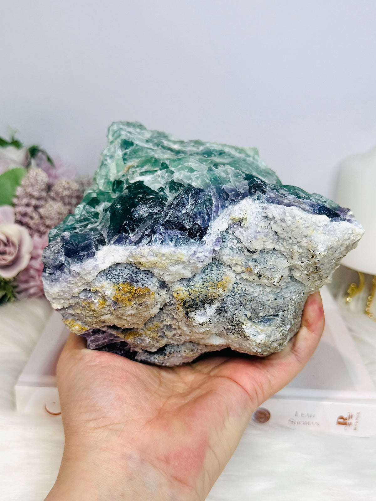 Huge Natural Fluorite Freeform 2.8KG