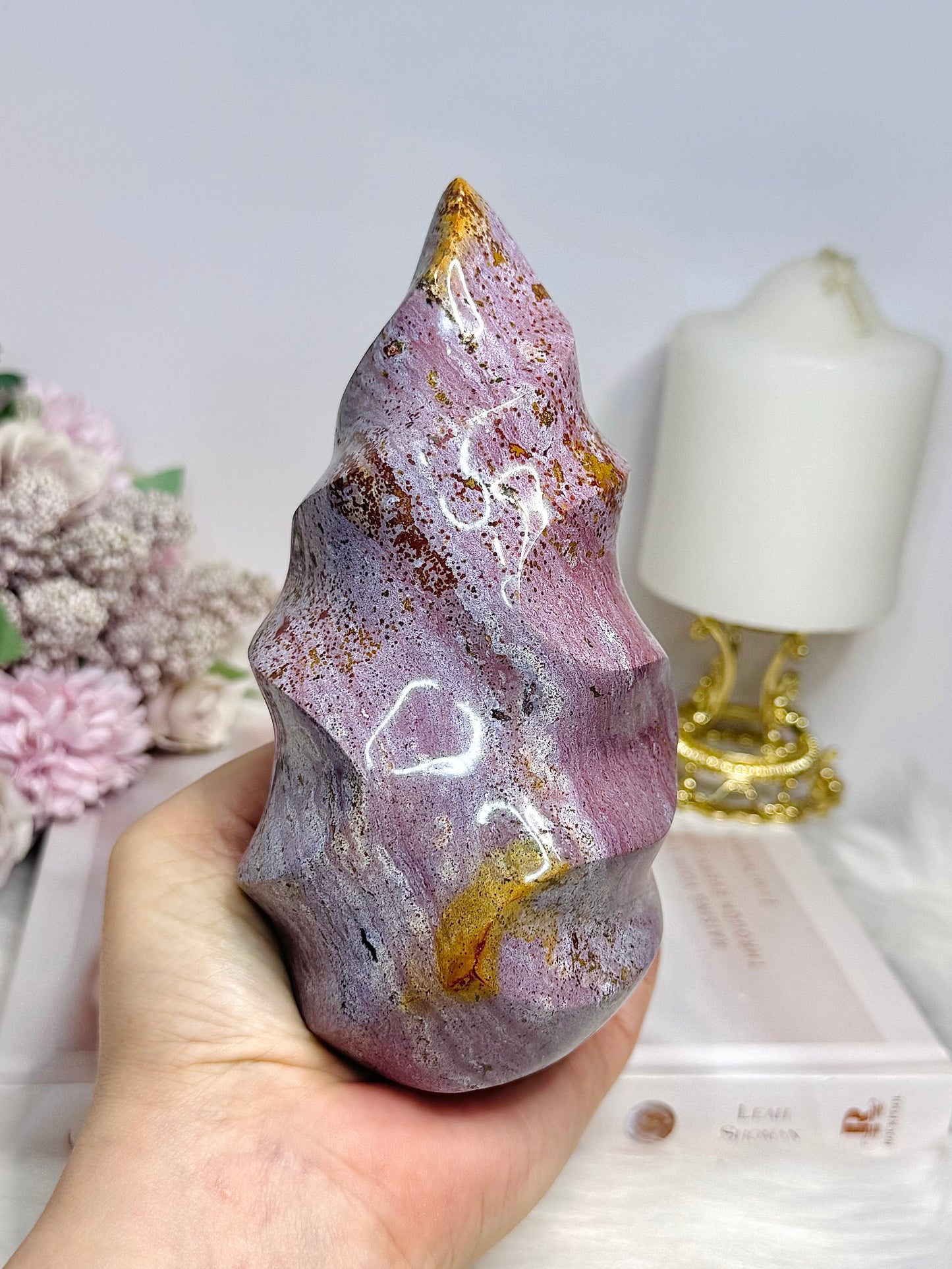 Large High Grade Ocean Jasper Flame 15cm 852g