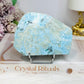 A Collectors Piece ~ Natural Larimar Slab On Stand 10cm 169g