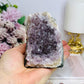 Natural Amethyst Base Cut Cluster 9cm 414g