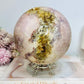 A Collectors Piece ~ Huge Druzy Pink Amethyst High Grade Sphere On Stand 2.7KG 12cm