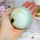 Blue Caribbean Calcite Sphere on Stand 486g
