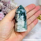 Moss Agate Chunky Tower 7.5cm