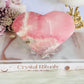 Absolutely Gorgeous Large Pink Opal Heart Carving On Stand 12cm