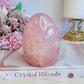Natural Chunky Rose Quartz Polished Freeform 387g