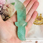 Beautifully Carved Green Fluorite Knife 13cm