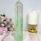 Large Watermelon Fluorite Tower 21.5cm