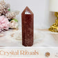 Strawberry Quartz Tower 8cm